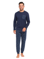 Pyjama aus Baumwolle mit langen Ärmeln für Männer