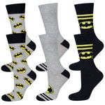 3er-Set Soxo Good Stuff Batman Dc Comics Herrensocken