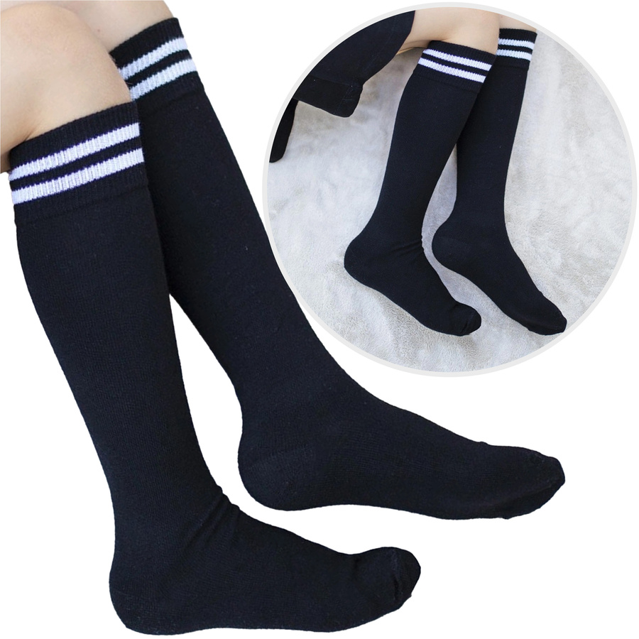 Kinder-Kniestrümpfe 255 Schwarz