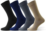 4X Klassischer Baumwollanzug Socken Sesto Senso