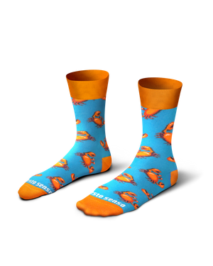 Sesto Senso Herren Skarpetki – Lange Baumwollsocken mit Löwenmotiv, Bunte Farben, Atmungsaktiv und Bequem, Vielseitig für Alltag und Elegante Outfits, Ideal für Sport und Freizeit, Neu