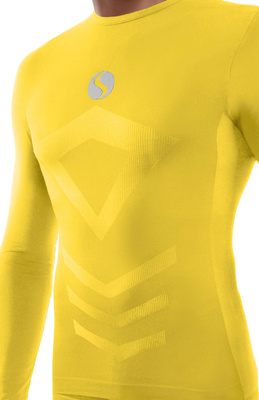 Thermoaktive Herrenoberteil Thermo Active Gelb