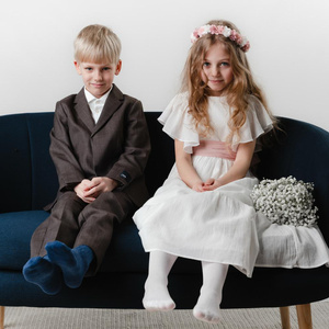 Skarpetki z wełny merino bezuciskowe w prążek art. 130 Steven 