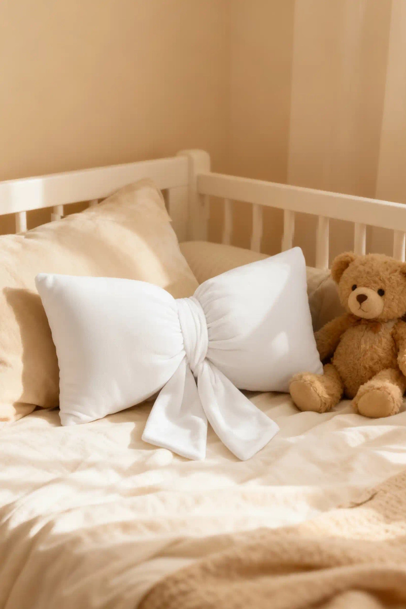 Cushion Velvet White