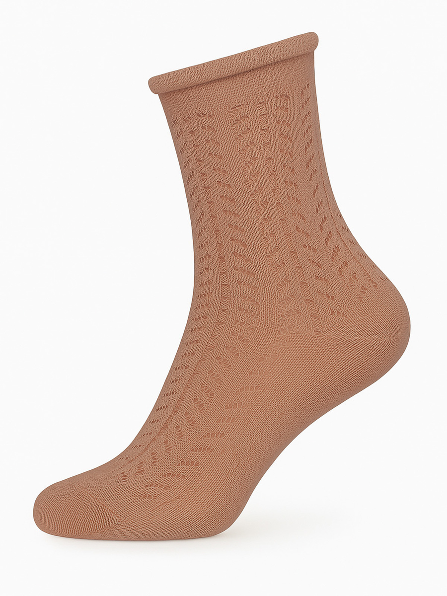 Durchbrochene Damensocken ohne Drücker 989