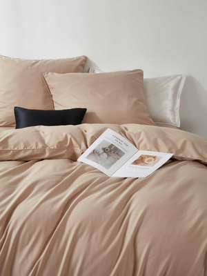 Bettwäsche Queen Premium Beige