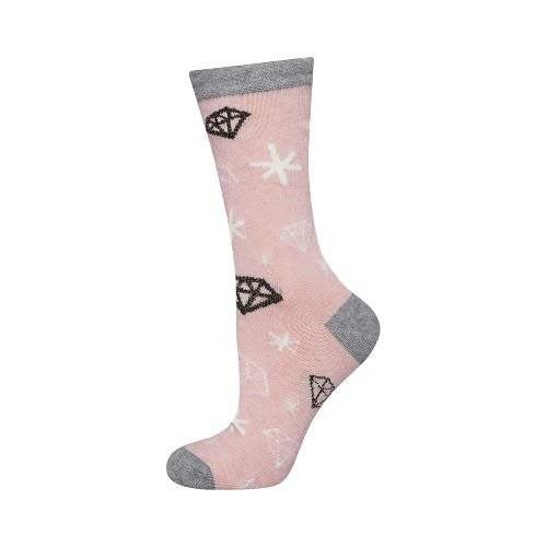 Kindersocken rosa Soxo Good Stuff Diamanten