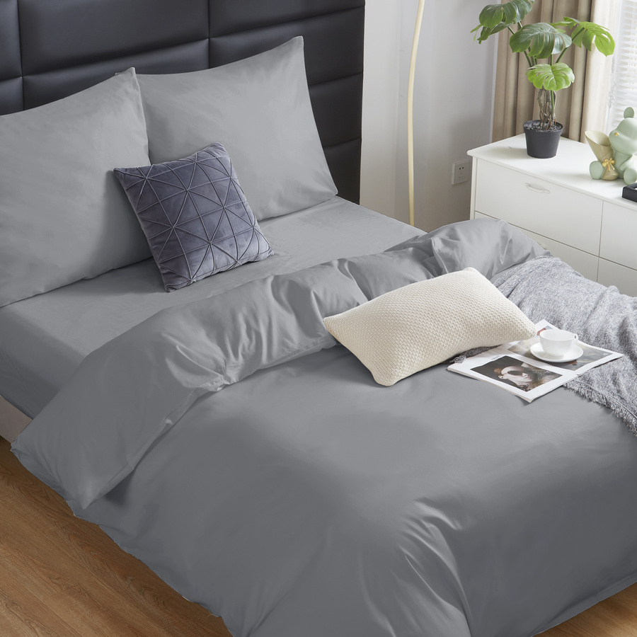 Bettwäsche Satina Graphit