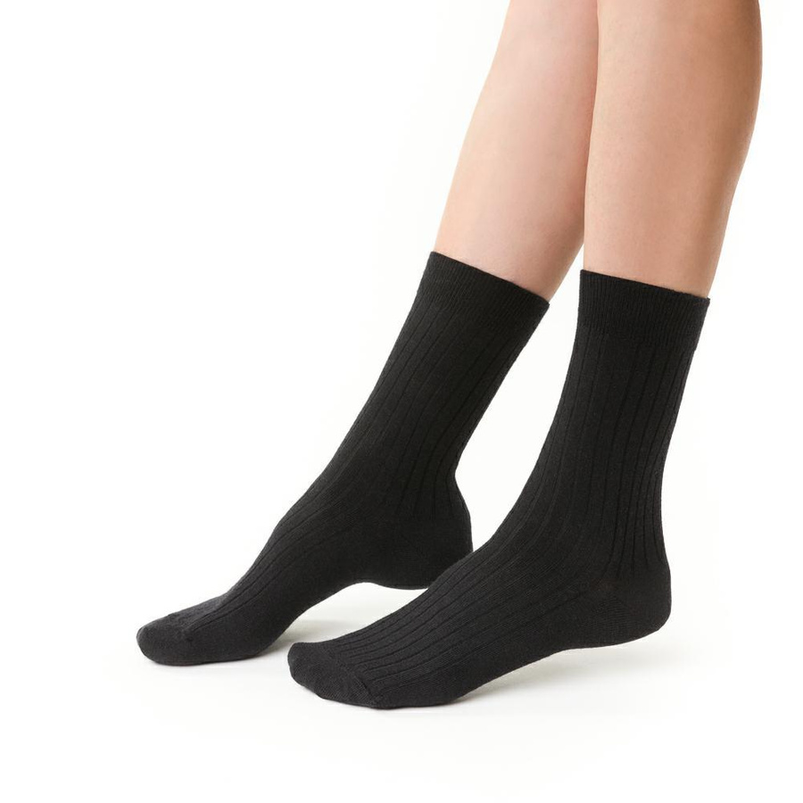 Kompressionsfreie Damensocken aus Merinowolle Art. 130