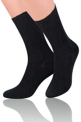 Non-binding Cotton Socks Art. 018 Black