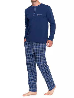 Pyjama aus Baumwolle mit langen Ärmeln für Männer