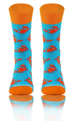 Sesto Senso Herren Skarpetki – Lange Baumwollsocken mit Löwenmotiv, Bunte Farben, Atmungsaktiv und Bequem, Vielseitig für Alltag und Elegante Outfits, Ideal für Sport und Freizeit, Neu