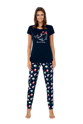 Damska piżama świąteczna z bawełny Kasjana Italian Fashion