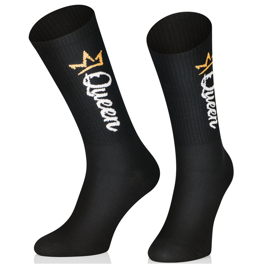 Super Retro-Socken mit Aufschriften für ihre Queen