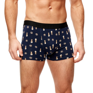 Herren Bier Boxershorts navy blau