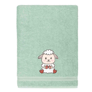 Baby Towel Sheep Sage