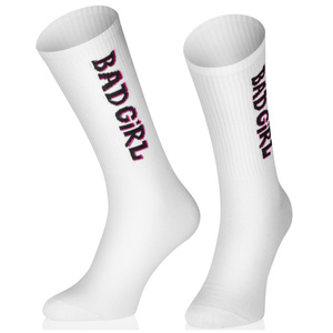 Super Retro-Socken mit Aufschriften für ihr Bad Girl