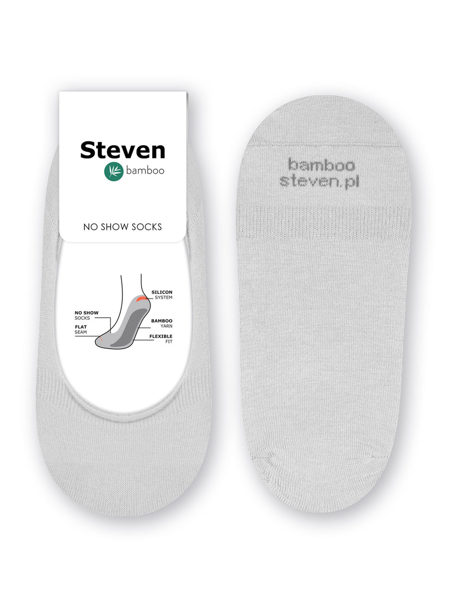 Bambusfaser Mikrofüße Art. 036 hellgrau Steven