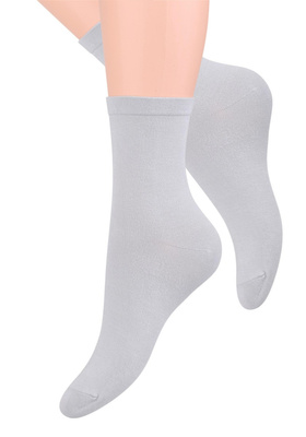 Skarpetki damskie bambusowe gładkie at. 108 Steven