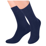 Kunstfrotteesocken. 015 CK03 marineblau
