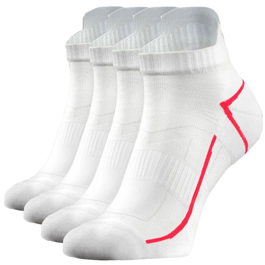 Sesto Senso Herren Sport Socken SKB10 – Atmungsaktiv und Nahtlos, Poliamid, Thermoregulierung, Verstärkte Frottee-Bereiche, Ideal für Sport, Blau/Weiß, 4er Set, Komfort und Unterstützung für Fitness und Laufen
