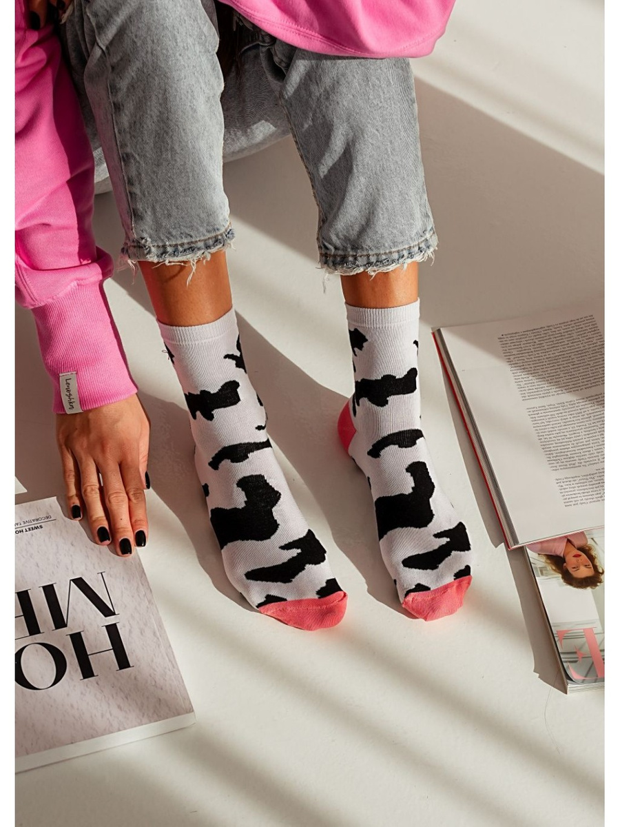 Damen Socken Wzorzyste 200 Weiß