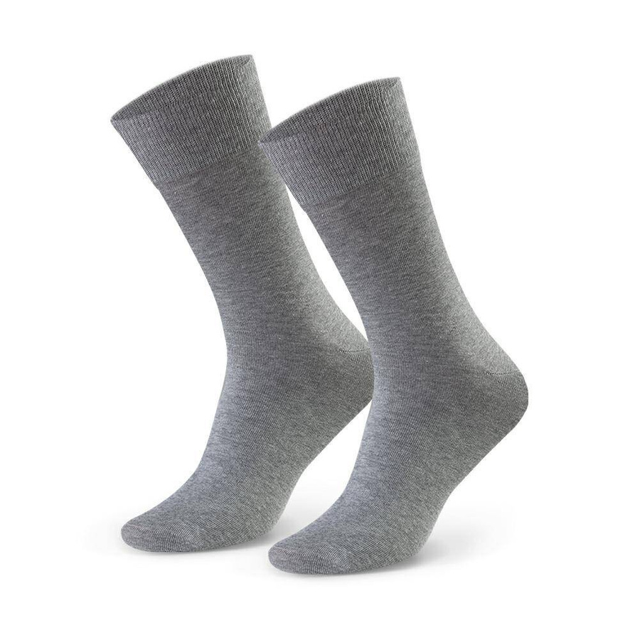 Socken Herren Serie Glatt Grau