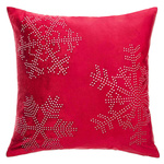 Kissen Schnezka Rot/Velvet
