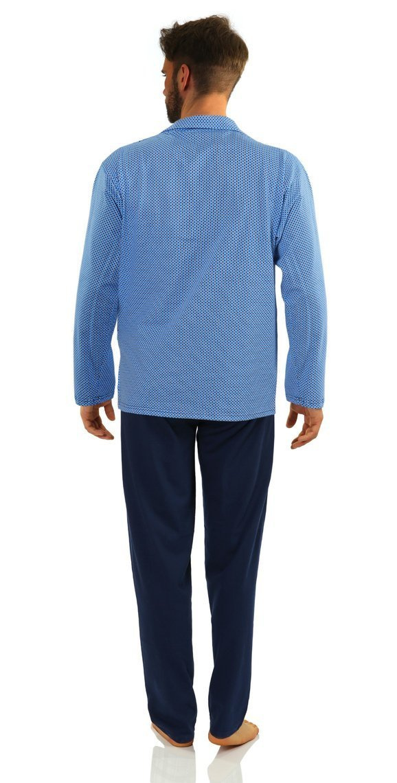 Herren-Schlafanzug Serie Blau