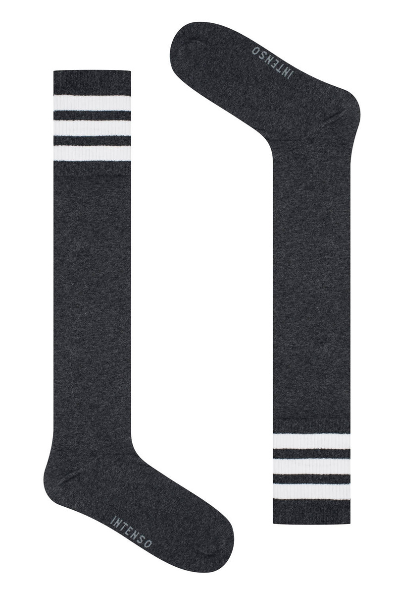 Damen Socken aus Baumwolle mit Streifen Intenso