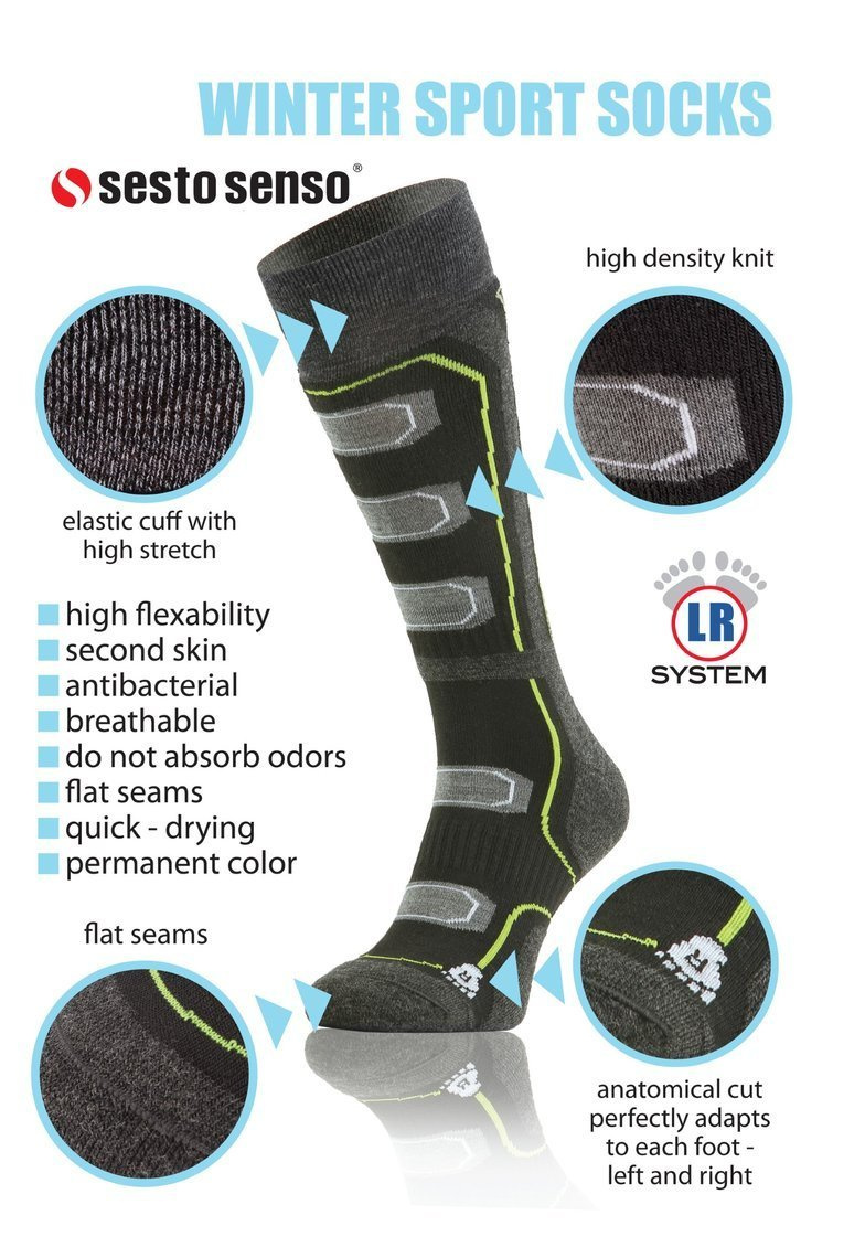 Șosete până la genunchi Snowboard Multicolor