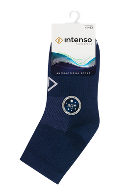 Kurze Sportsocken Silverplus Schwarz