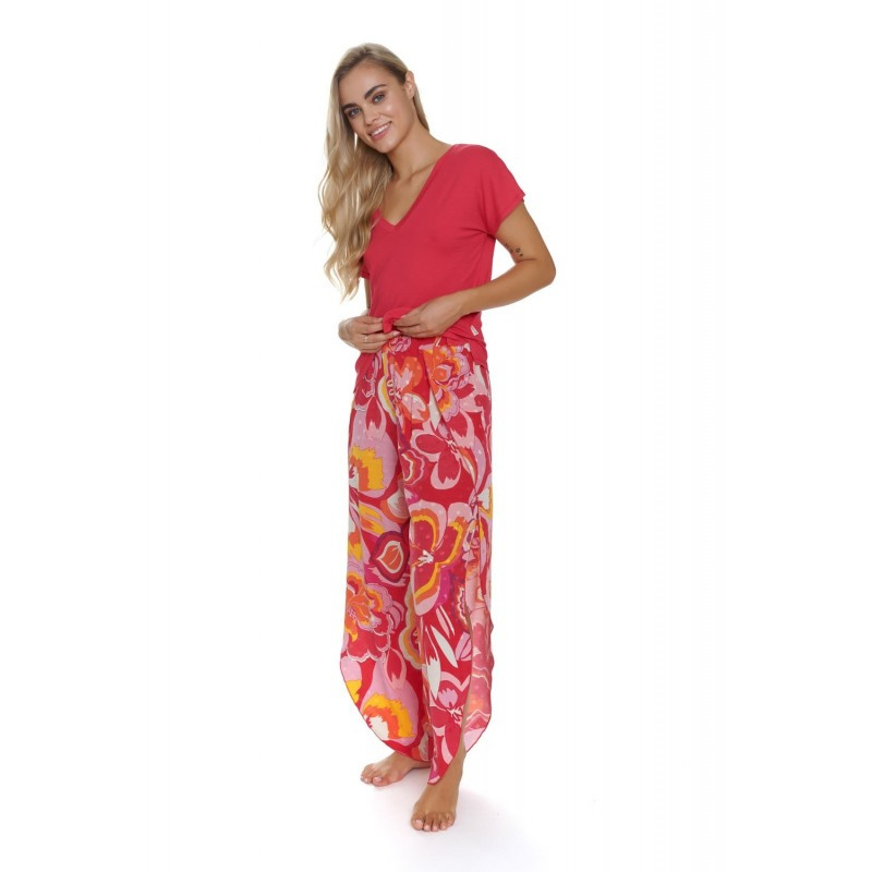 Doctor Nap Pyjama aus Viskose mit Blumenmuster