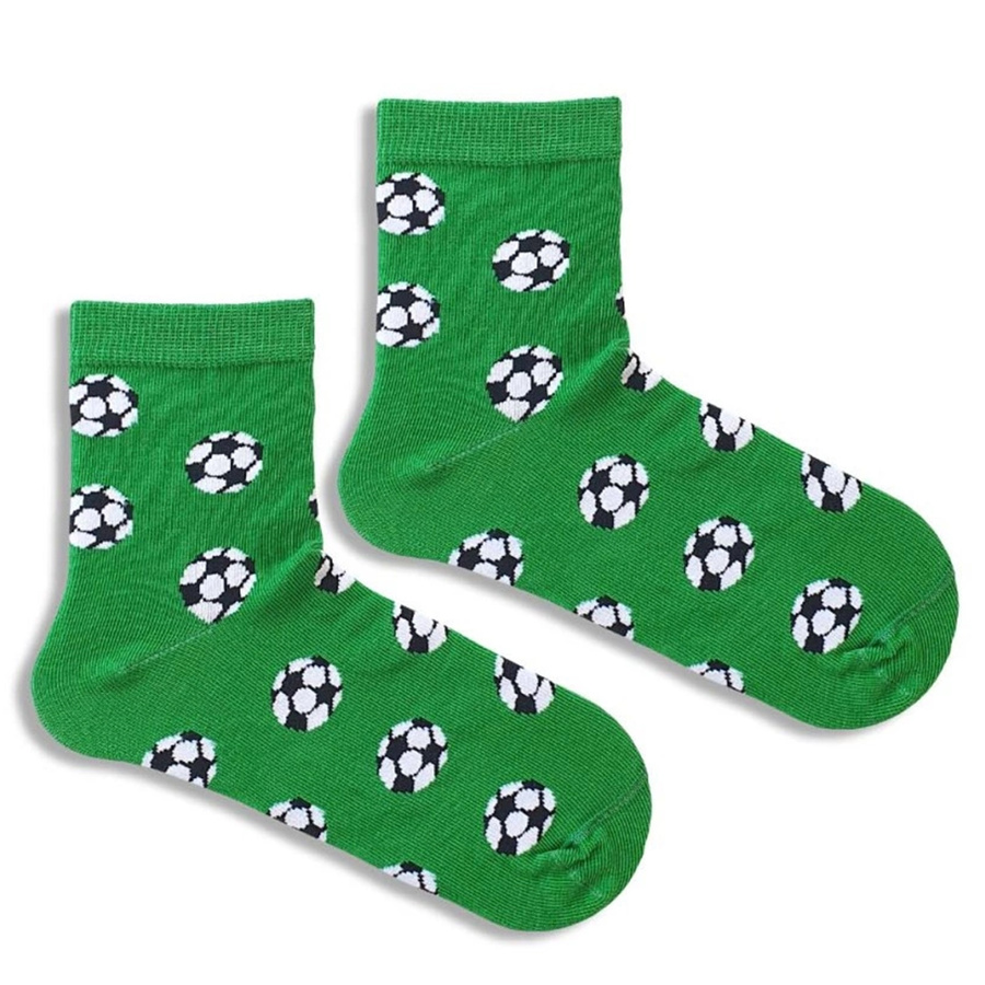 Kindersocken Joy 184 Fußball Grün