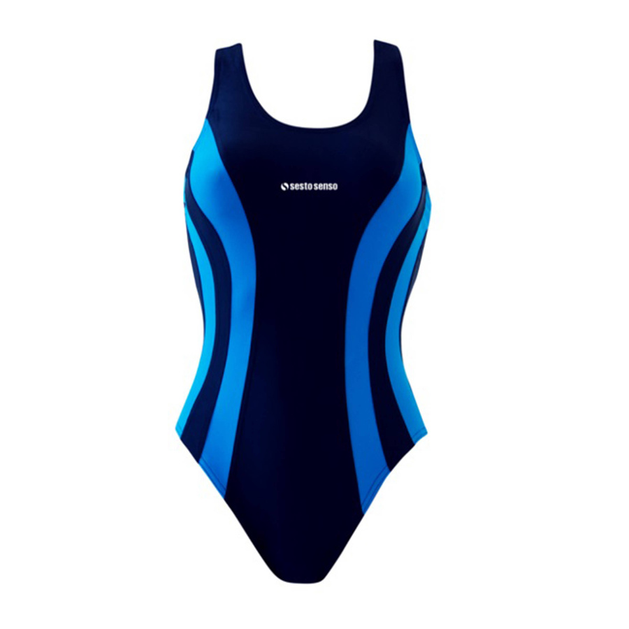 Einteiliger Badeanzug P186 Blau