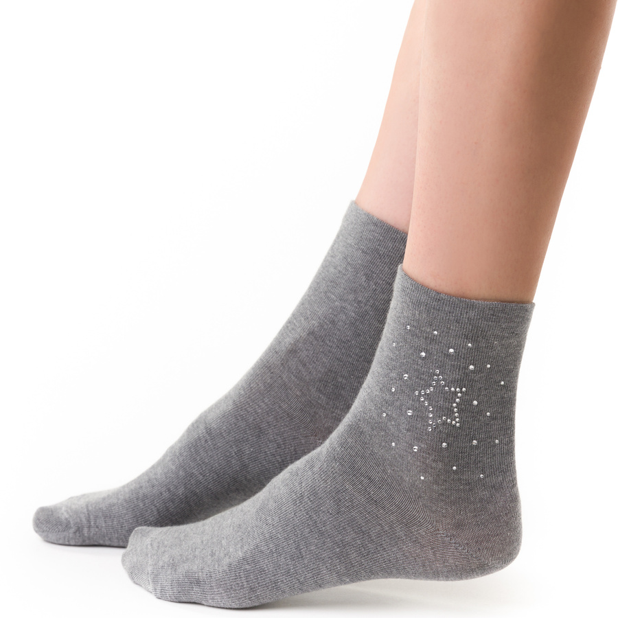 Socken Damen Serie Comet Grau