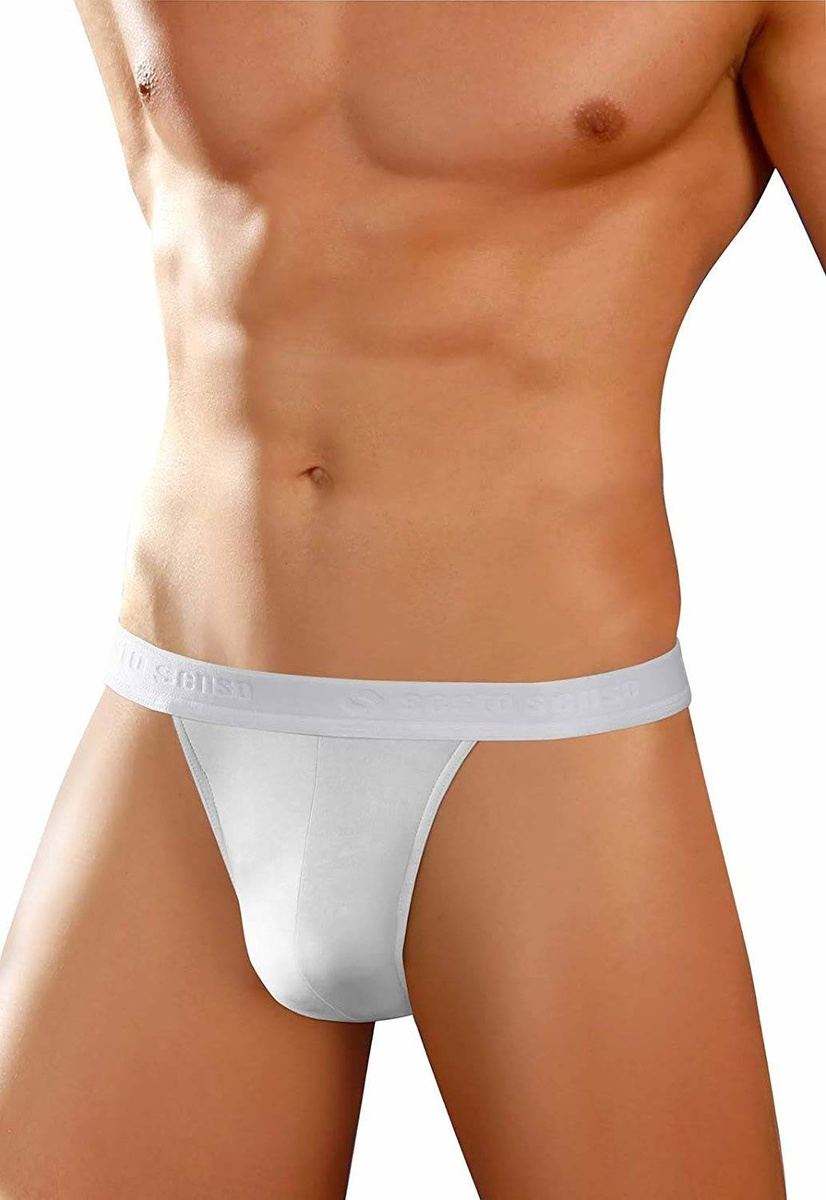 Herren-String STM01 Weiß