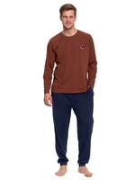 Men's long sleeve pajamas 12121