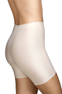 Faja Pantalón 504 modeling panties with legs, tierra-beige