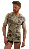 Funktionsshirt Herren Thermo Active Sandfarben