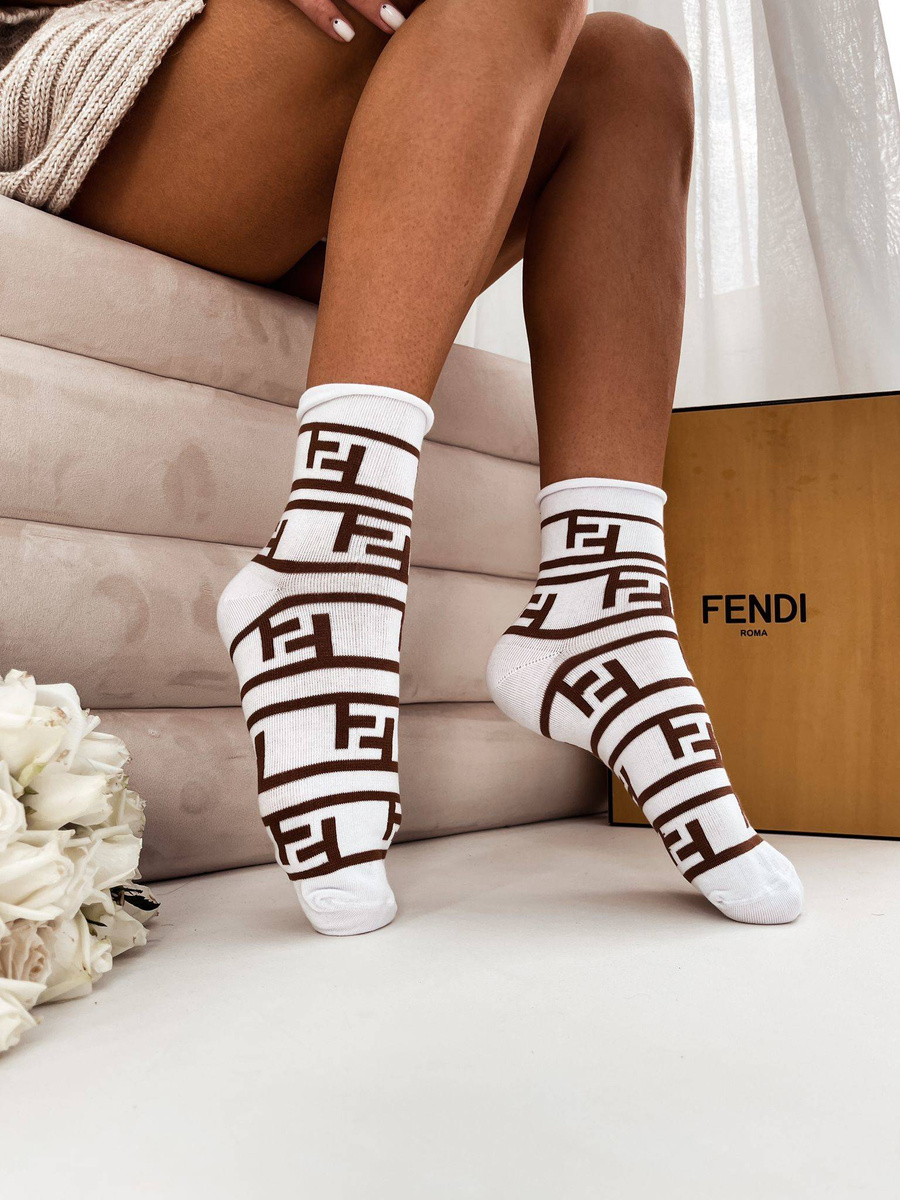 Damen Socken Serie Gemustert 200 Weiß