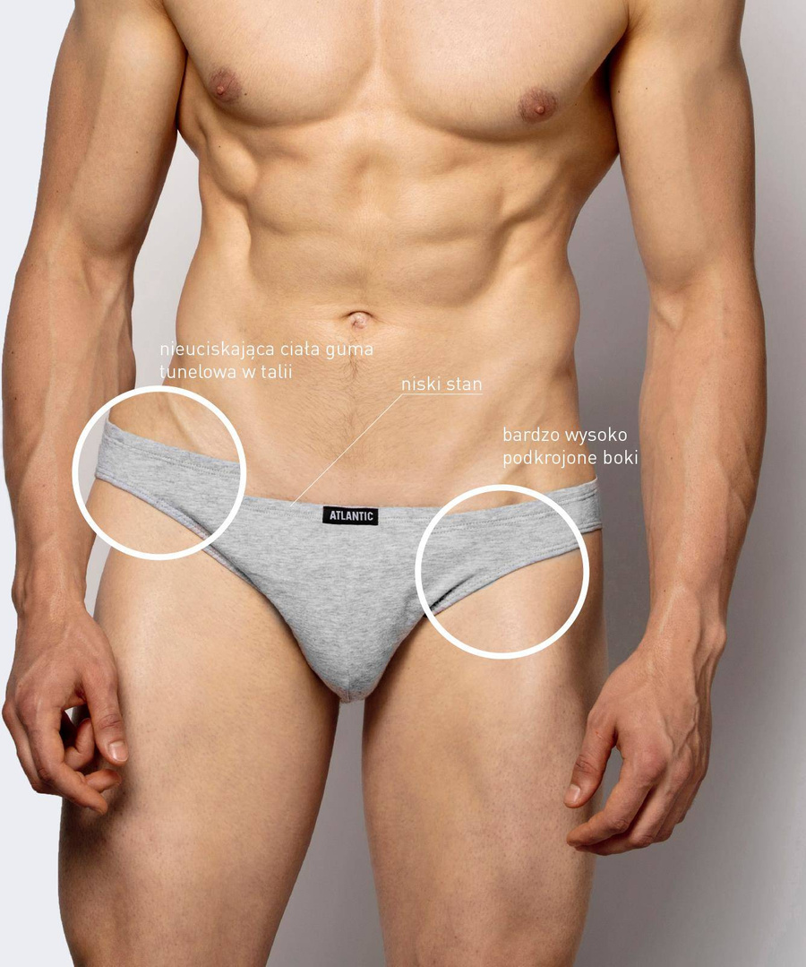 Mini Slips Serie Grau und Schwarz