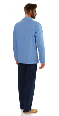 Herren-Schlafanzug Serie Blau