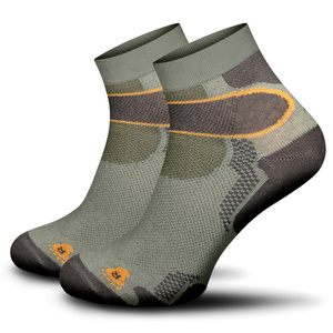 Herrensocken Simply Grau-Orange