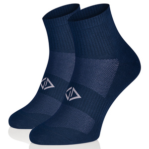 Kurze Sportsocken Silverplus Schwarz