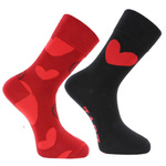 Valentine's Day Men's Cotton Multicolor Socks