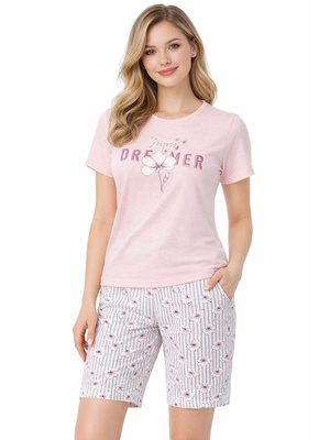 Damen-Pyjama "Super Dreamer" mit 3/4-Hose