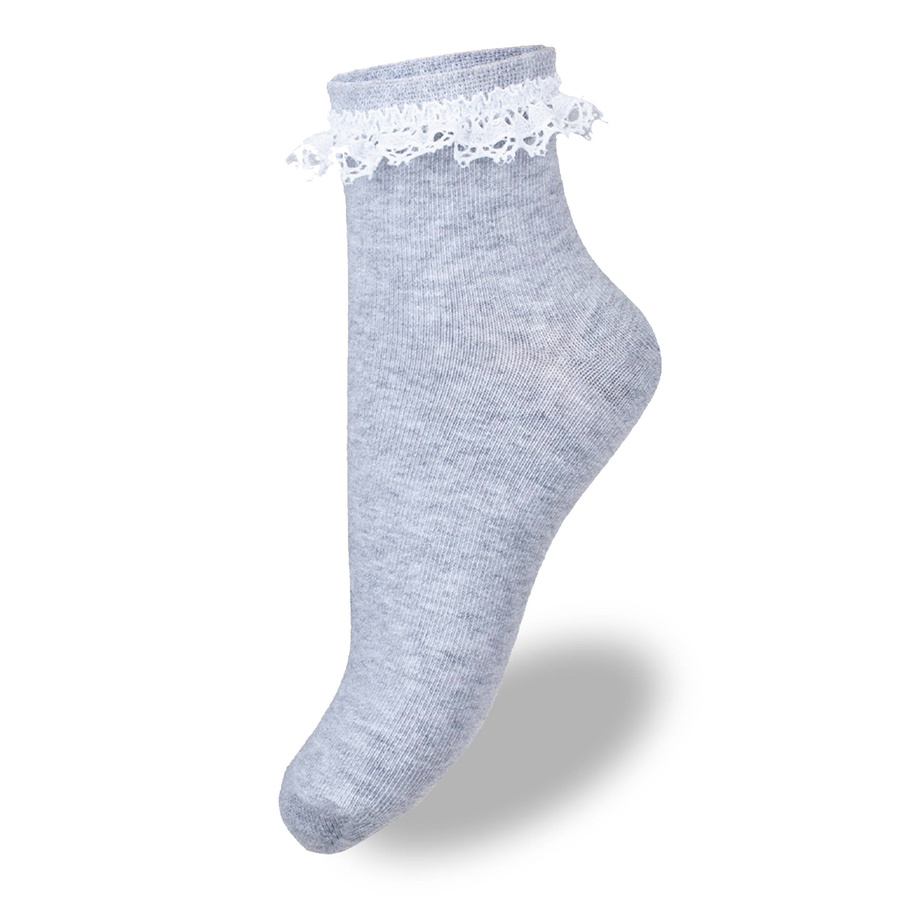 Kindersocken aus Baumwolle SMOOTH mit LACE 092