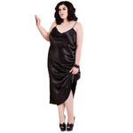 Nachthemd Iga Plus Size Schwarz