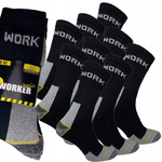 Sestimi Herren Arbeits-Socken Set – Robuste Baumwolle, Atmungsaktiv, Verstärkte Zehen & Ferse, 9er Pack, Schwarz-Grau, Ideal für Arbeitsumgebungen